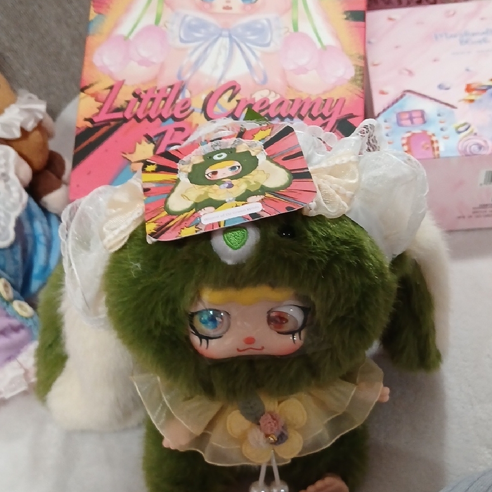 Little Creamy Doll Green Plush Costume Collectible